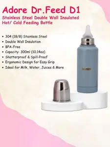 Adore Dr. Feed Infants Blue Anti-Colic Feeding Bottle 300ml