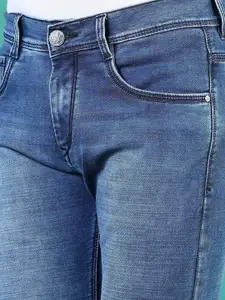 V-Mart Men Mid-Rise Light Fade Slim Fit  Cotton Jeans