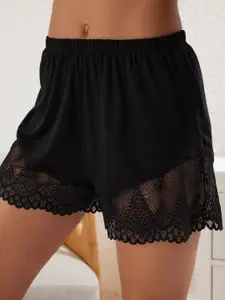 Trendyol Siyah Women Shoulder Straps Night suit