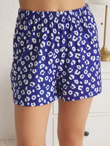 Trendyol Women Printed Shirt & Shorts Night suit