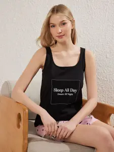 Trendyol Women Printed Pure Cotton Night suit