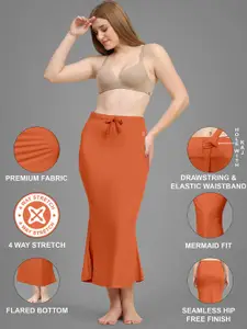 Trendmalls Women's Lycra Spandex Stretchable Saree Shapewear Petticoat