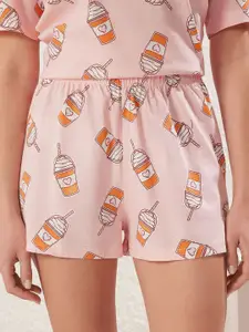 Trendyol Printed Pure Cotton Night suit