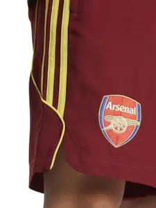 ADIDAS AFC UBP Men Brand Logo Printed Relaxed Fit Mid Rise Shorts