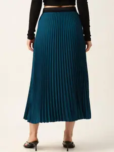OTABU A-Line Pleated Midi Skirt