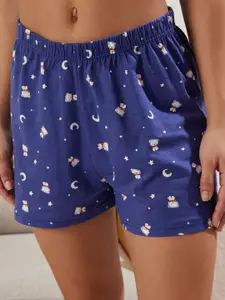 Trendyol Women Printed Pure Cotton Night suit