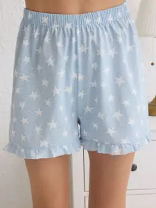 Trendyol Women Geometric Printed Pure Cotton Night suit