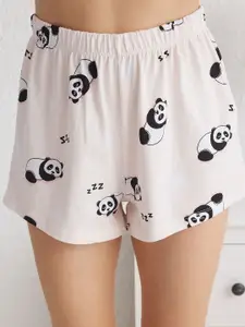 Trendyol Women Graphic Printed Cotton Night suit