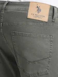 U.S. Polo Assn. Denim Co. Men Mid-Rise Clean Look Slim Fit Stretchable Jeans