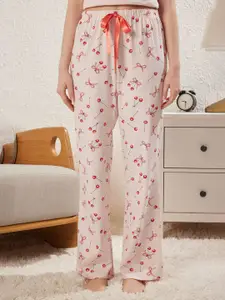 Trendyol Women Printed Pure Cotton Night suit