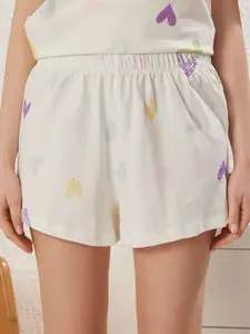 Trendyol Women Typography Printed Pure Cotton Night suit