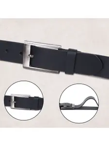 LOOPA Men Textured Leather Formal Belt