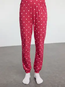 Trendyol Printed Pure Cotton Night suit