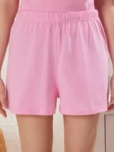 Trendyol Women Typography Printed Pure Cotton Night suit