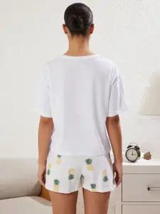 Trendyol  Women Printed Pure Cotton Night suit