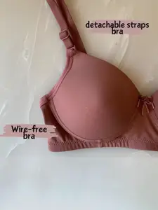 BODYMIST Pack of 2 Full Coverage Lightly Padded Cotton Rapid-Dry Bra