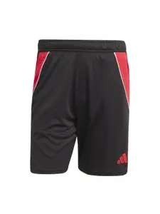 Adidas Men Brand Logo Printed Regular Fit Mid Rise Sports Shorts