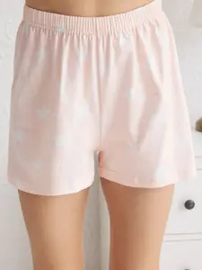 Trendyol Women Printed Shoulder Straps Pure Cotton Night suit