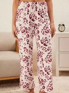 Trendyol Women Abstract Printed Pure Cotton Night suit