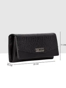 ESBEDA Women Textured PU Two Fold Wallet