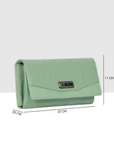 ESBEDA Women Textured PU Two Fold Wallet