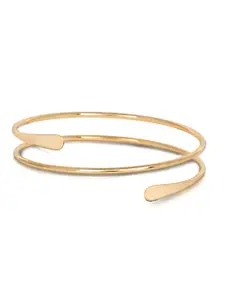 Peora Gold-Plated Adjustable Cuff Bracelet