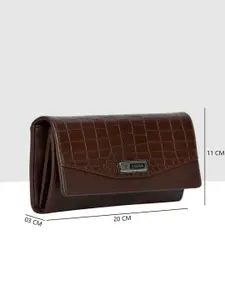 ESBEDA Women Animal Textured Two Fold Wallet
