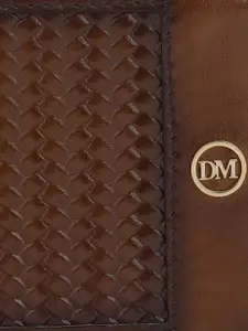 Da Milano Men RFID Textured Leather Two Fold Wallet