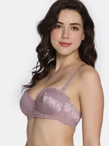 Zivame Bandeau Bra Medium Coverage Underwired Lightly Padded