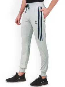 FABSTIEVE Men Mid Rise Side Stipes Cotton Jogger