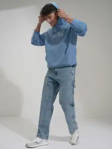 HIGHLANDER Viacom Garfield Men Typography Drop Shoulder Sweatshirt