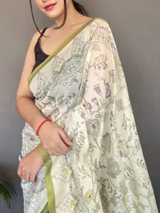 Anouk Ethnic Motifs Pure Cotton Saree