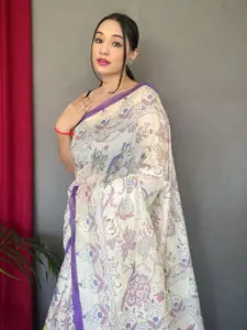 Anouk Ethnic Motifs Pure Cotton Saree