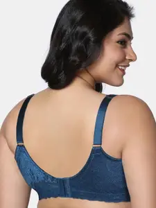 Zivame Floral Full Coverage Cotton Minimizer Bra