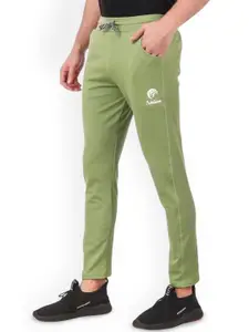 FABSTIEVE Men Printed Cotton Mid Rise Track Pants