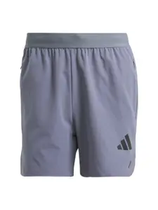 ADIDAS Power Men Brand Logo Printed Slim Fit Mid Rise Above Knee Shorts