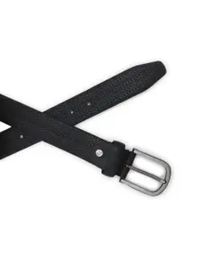 LOOPA Men Textured Leather Formal Belt