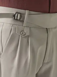 Banana Club Men Warm Grey Gurkha Pant