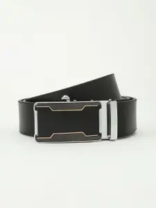 LOOPA Men Textured Leather Reversible Formal Belt