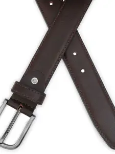 LOOPA Men Textured Leather Formal Belt