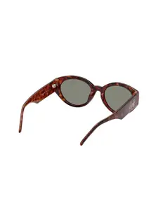 GUESS Women Oval Sunglasses with UV Protected Lens GU8249 55 53N