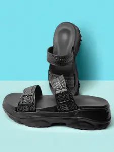 FABBMATE Girls Printed Thong Flip-Flops