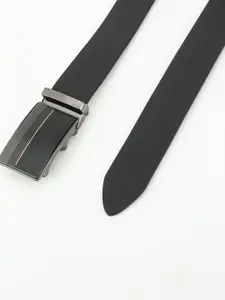 LOOPA Men Textured Leather Formal Belt