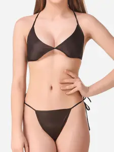 Dreambe Women Pack of 6 Satin Nightdress with Robe, Top with Pyjama, Bra with Panty