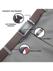 LOOPA Men Leather Wide Belt