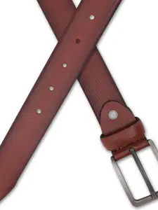 LOOPA Men Textured Leather Formal Belt