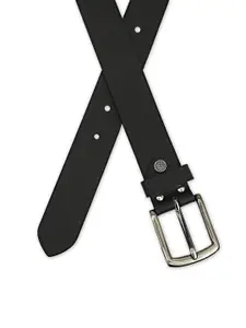 LOOPA Men Textured Leather Formal Belt