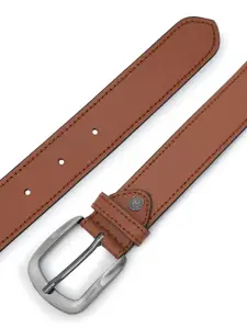 LOOPA Men Textured Leather Formal Belt