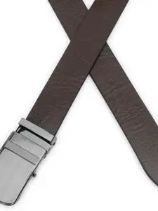 LOOPA Men Textured Leather Formal Belt