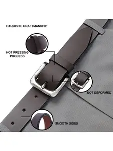 LOOPA Men Leather Formal Belt With Tang
